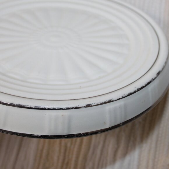 VTG CLUB ALUMINUM PRODUCTS CO HEAT RESISTO TABLE TILE TRIVET CERAMIC 1950's - Picture 10 of 14